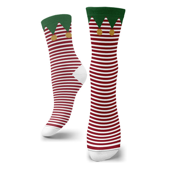 Santa & Elf Knee High Socks (2 Pack) | Lavley