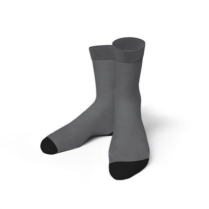 6 PACK BAMBOO SOCKS GREY