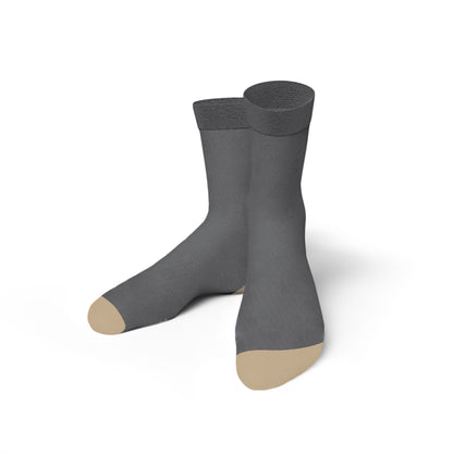 6 PACK BAMBOO SOCKS GREY