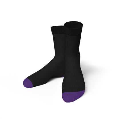 6 PACK BAMBOO SOCKS BLACK