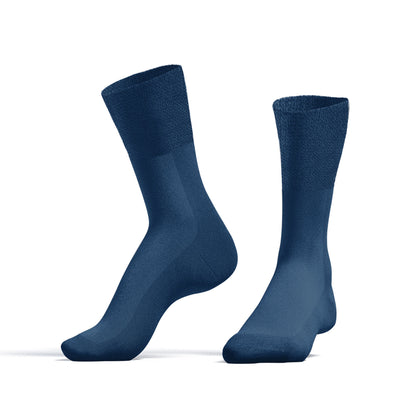 6 PACK DIABETIC QUARTER SOCKS FOR MEN AND WOMEN BLUE