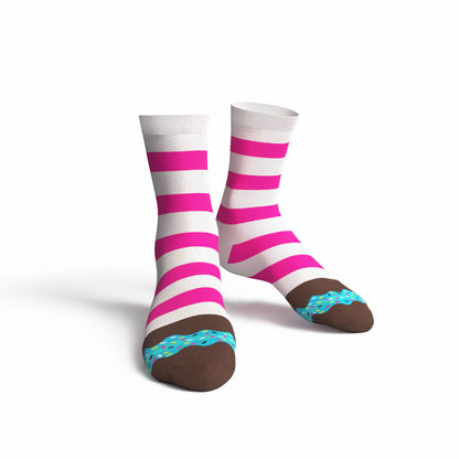 6 PACK BAMBOO DONUT SOCKS