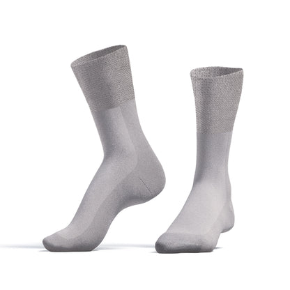 6 PACK DIABETIC SOCKS GREY