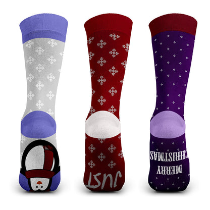 3 PACK CHRISTMAS SOCKS PENGUIN