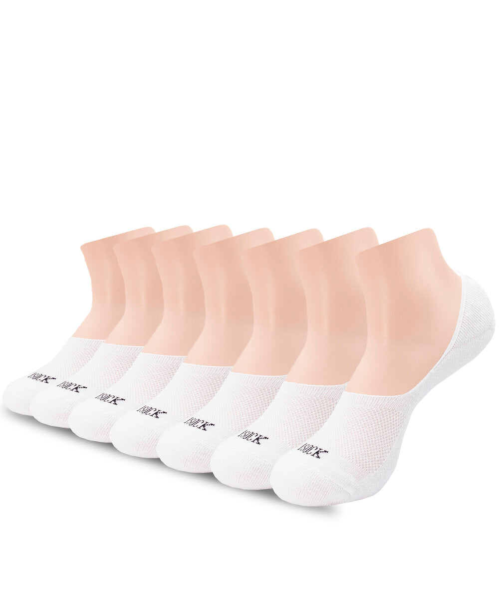 7 PACK NO SHOW LINER SOCKS ASSORTED